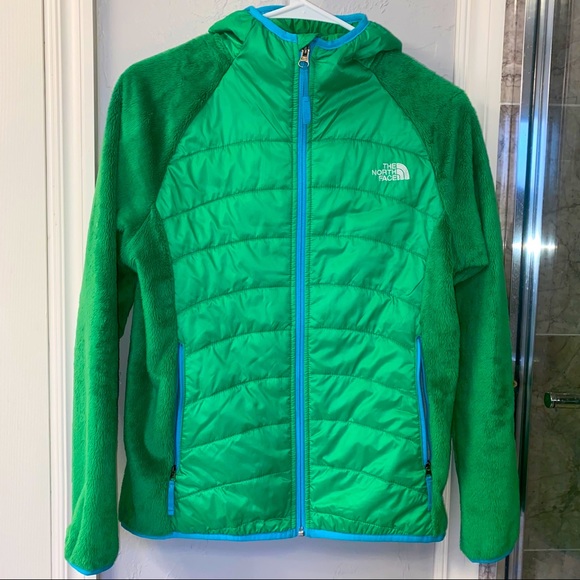The North Face Other - The North Face Girls Green Fleece & Quilted Jacket